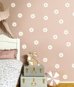 Vinilos decorativos Adhesivos de calcomania de pared con margaritas