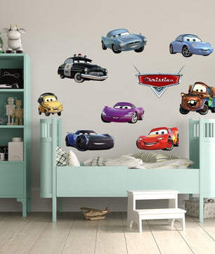 Vinilos decorativos Adhesivos infantiles de Pared Carro cars 2