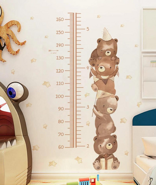 Medidor de altura infantil  osos