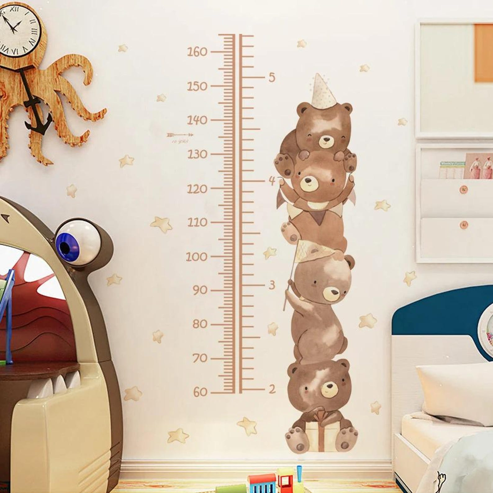 Medidor de altura infantil  osos