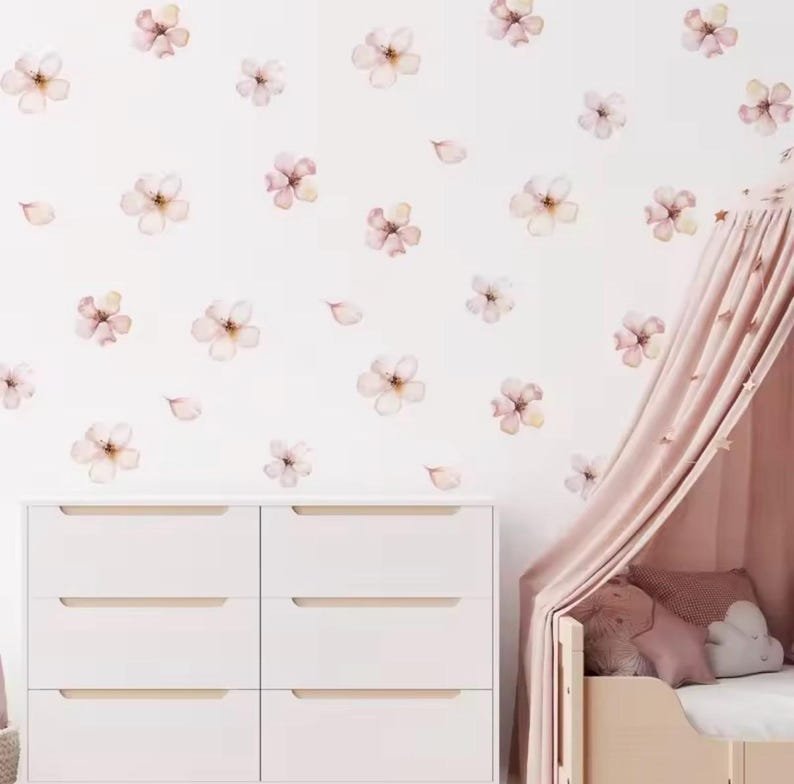 Vinilos decorativos Adhesivos flores estilo acurela buho