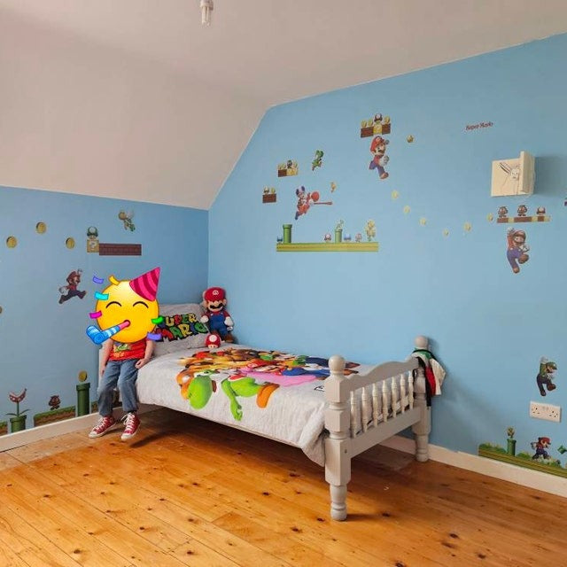 Vinilos decorativos Adhesivos infantiles de Pared mario bros 6 niño (0065)