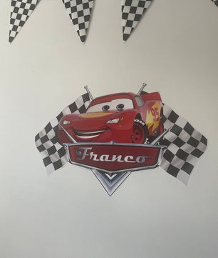 Vinilos decorativos Adhesivos infantiles de Pared Carro 5 cars