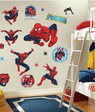 Vinilos decorativos Adhesivos infantiles de pared de spiderman modelo 12 niño