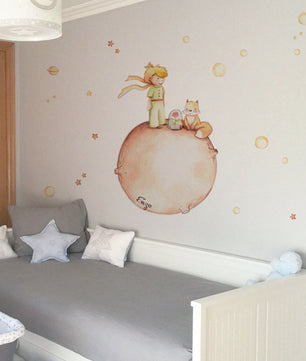 Vinilos decorativos Adhesivos infantiles de Pared el principito 1 niño (0040)