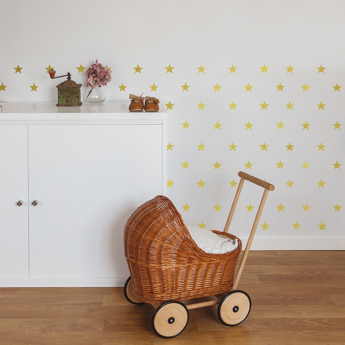 pegatinas de pared estrellas dorados