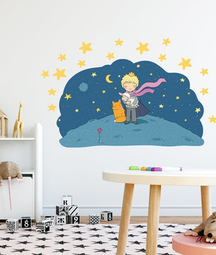 Vinilos decorativos Adhesivos infantilesde Pared el principito 2 niño