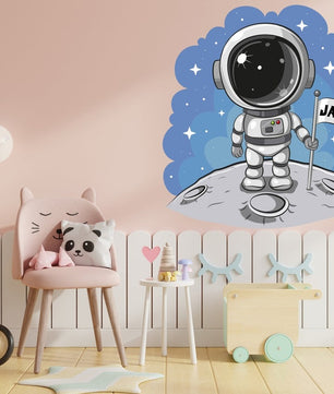 Vinilos decorativos Adhesivos infantiles de Pared espacio astronautas 9 niño