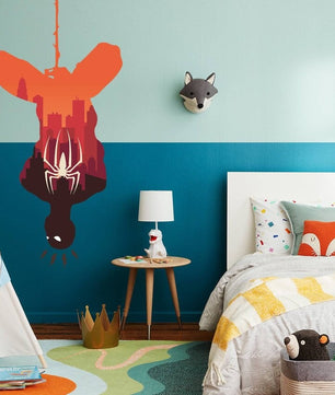Vinilos decorativos Adhesivos infantiles de pared spiderman modelo 6 niño