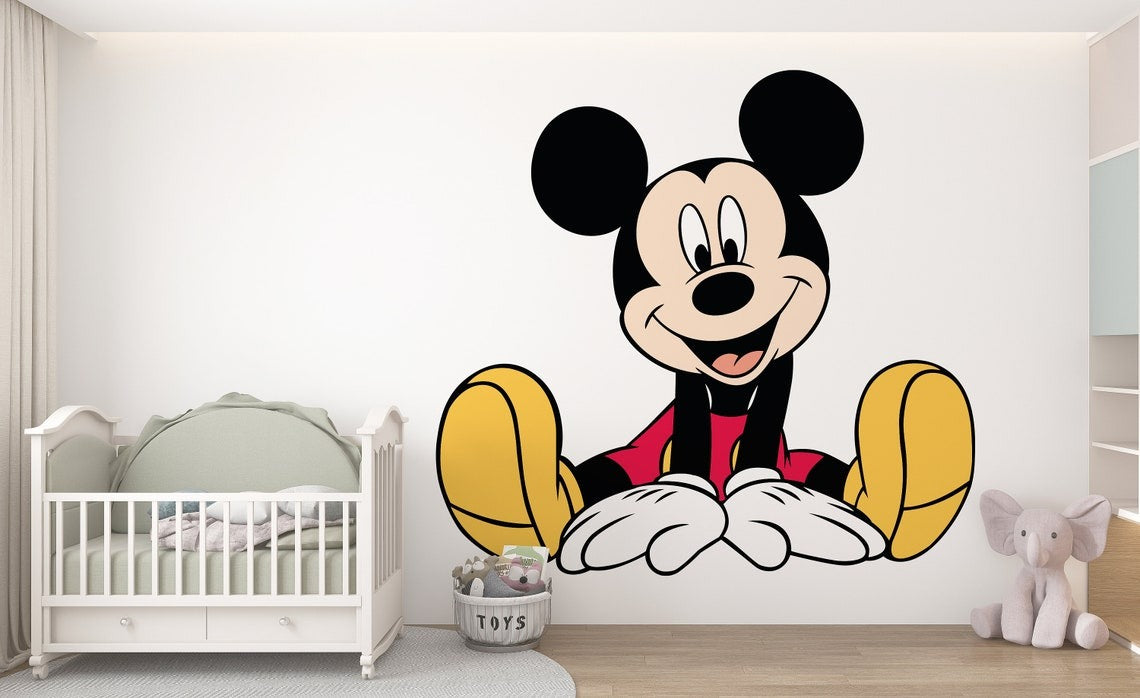 Vinilos decorativos Adhesivos infantiles de Pared mickey mouse niño 3 (0075)