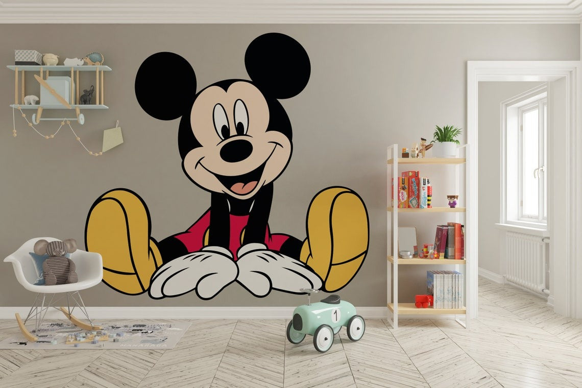 Vinilos decorativos Adhesivos infantiles de Pared mickey mouse niño 3 (0075)
