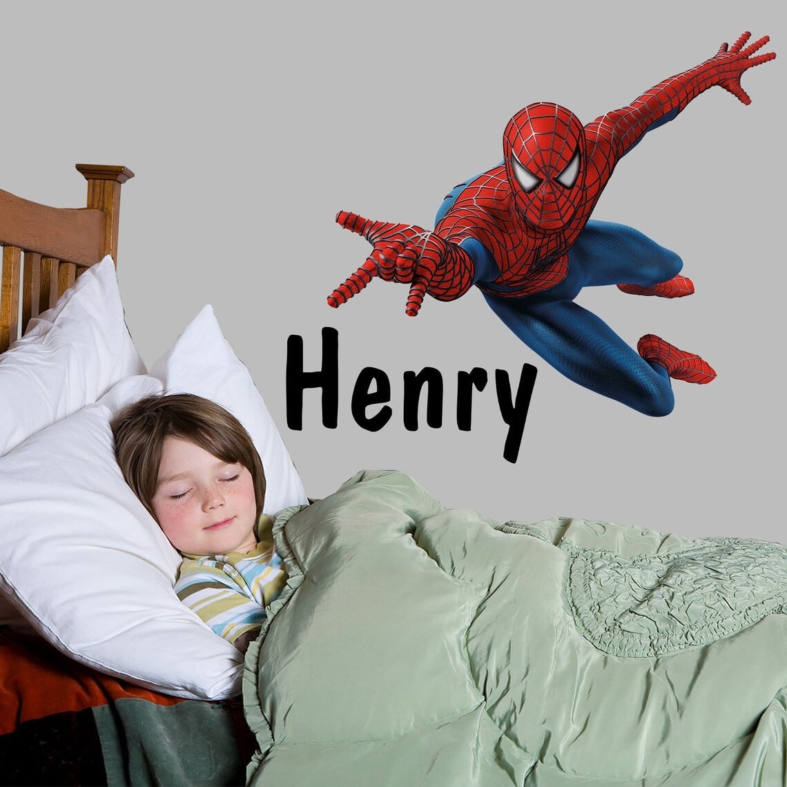 Vinilos decorativos Adhesivos infantiles de pared de spiderman modelo 14 niño
