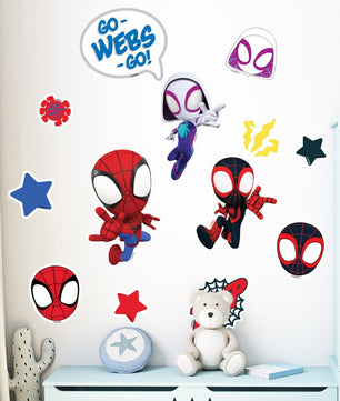 Vinilos decorativos Adhesivos infantiles de pared spiderman modelo 10 niño