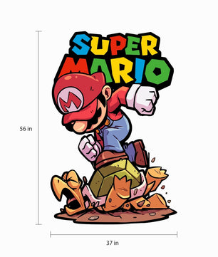 Vinilos decorativos Adhesivos infantiles de Pared mario bros 11 niño
