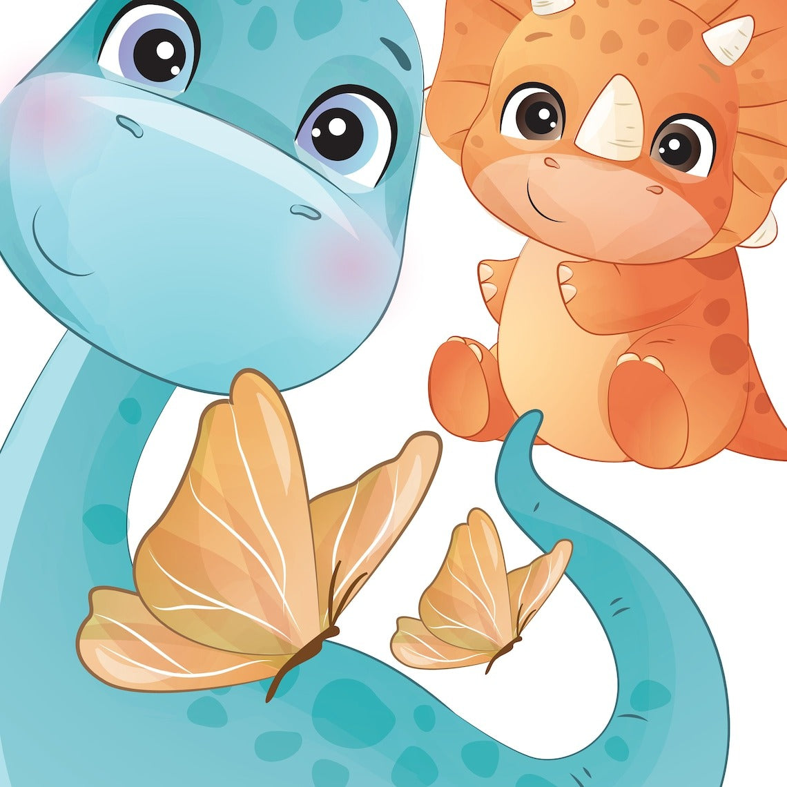 Vinilos decorativos Adhesivos infantiles de pared de dinosaurios modelo 2 infantil niño (0131)