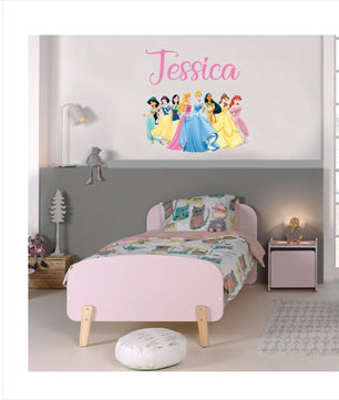 Vinilos decorativos Adhesivos infantiles de Pared princesas 6