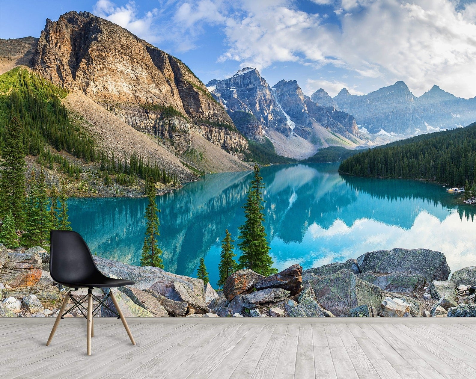 Papel para paredes Paisajes 9 lago turquesa