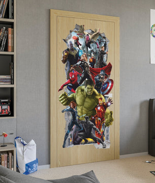 Vinilos decorativos Adhesivos infantiles de pared los vengadores 8
