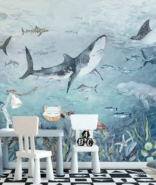 Papel para paredes Fondo Marino mar