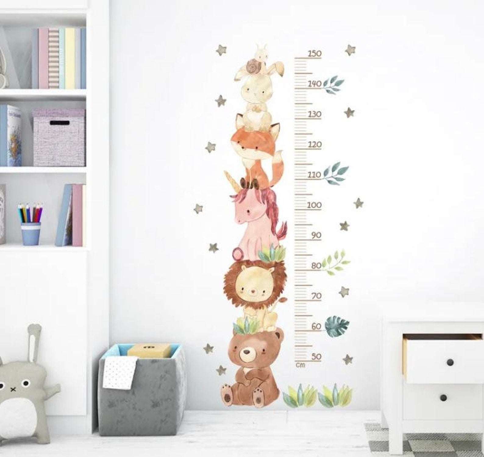 Medidor de altura Animales niña