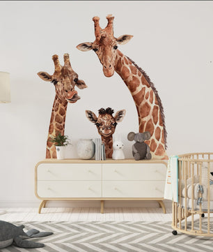 Vinilos decorativos Adhesivos infantiles de Pared  Conjunto de animales modelos variados