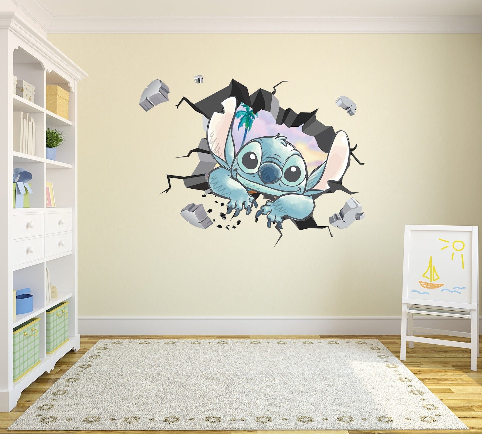 Vinilos decorativos Adhesivos infantiles de Pared  Stitch