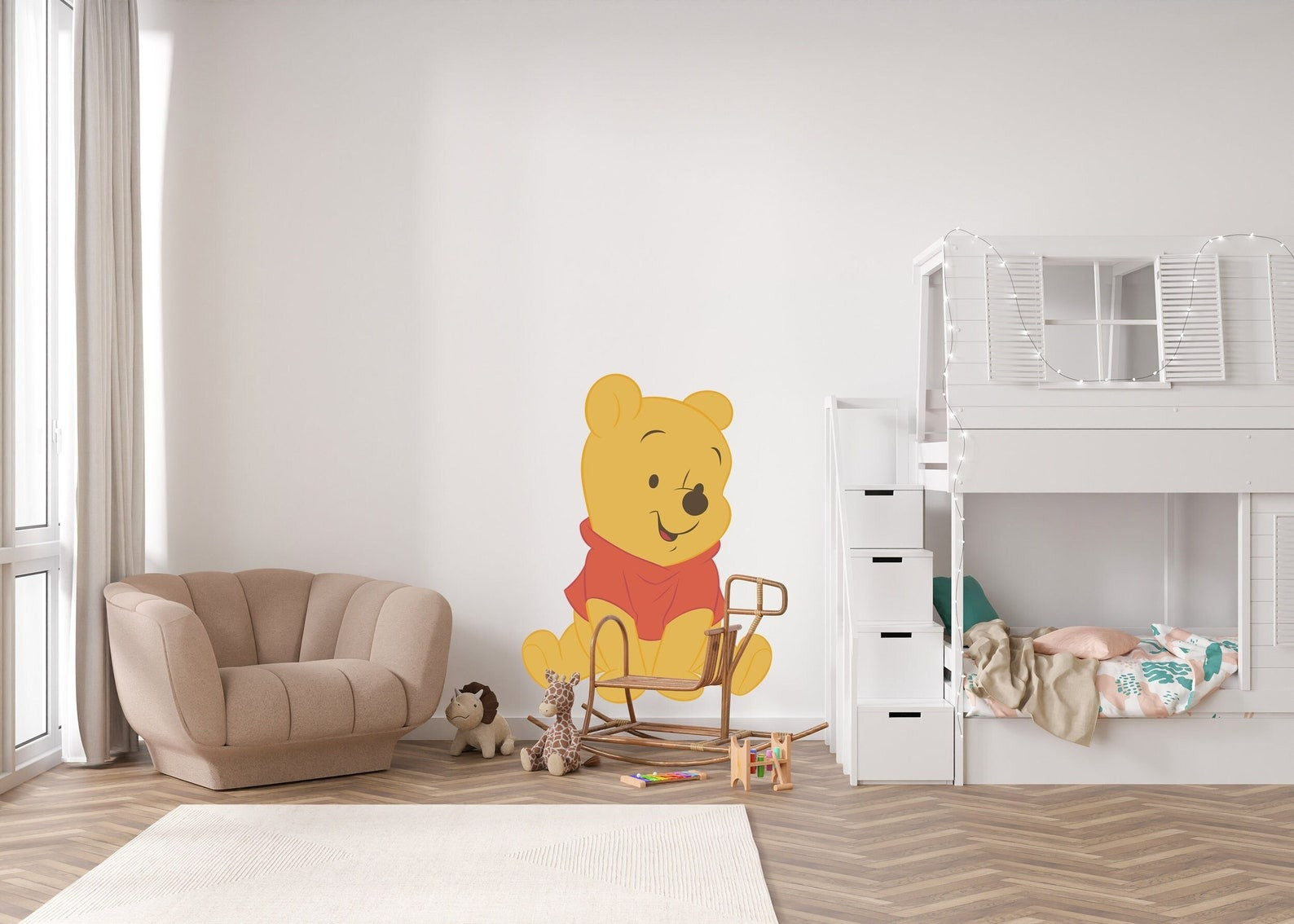 Vinilos decorativos Adhesivos infantiles de Pared  Winnie the Pooh 6
