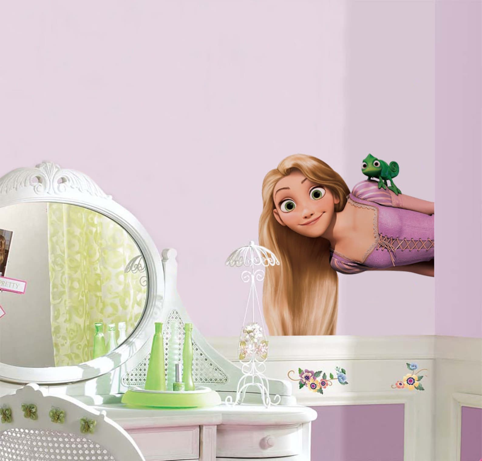 Vinilos decorativos Adhesivos infantiles de Pared princesas 10