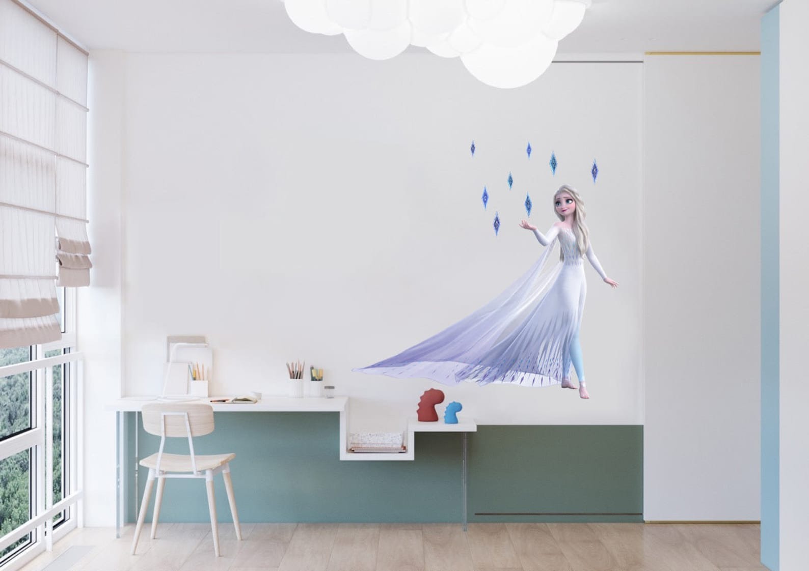 Vinilos decorativos Adhesivos infantiles de Pared frozen 2
