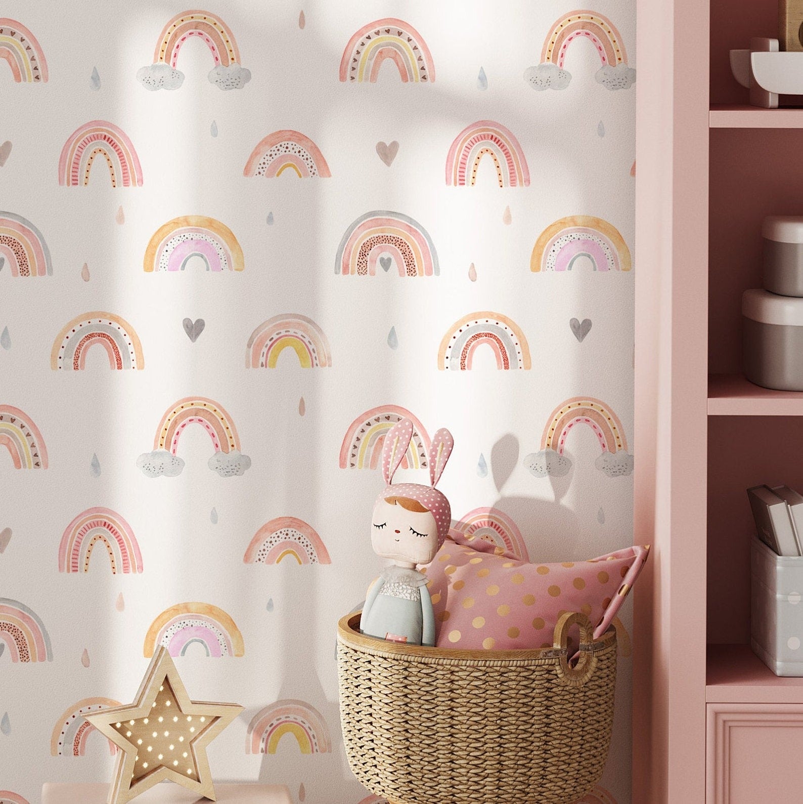 Papel para paredes Mosaico Arcoiris