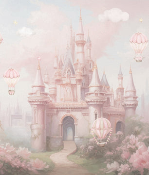 Papel para paredes Castillo rosado de princes