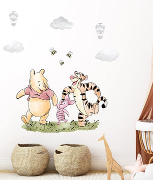 Vinilos decorativos Adhesivos infantiles de Pared  Winnie the Pooh