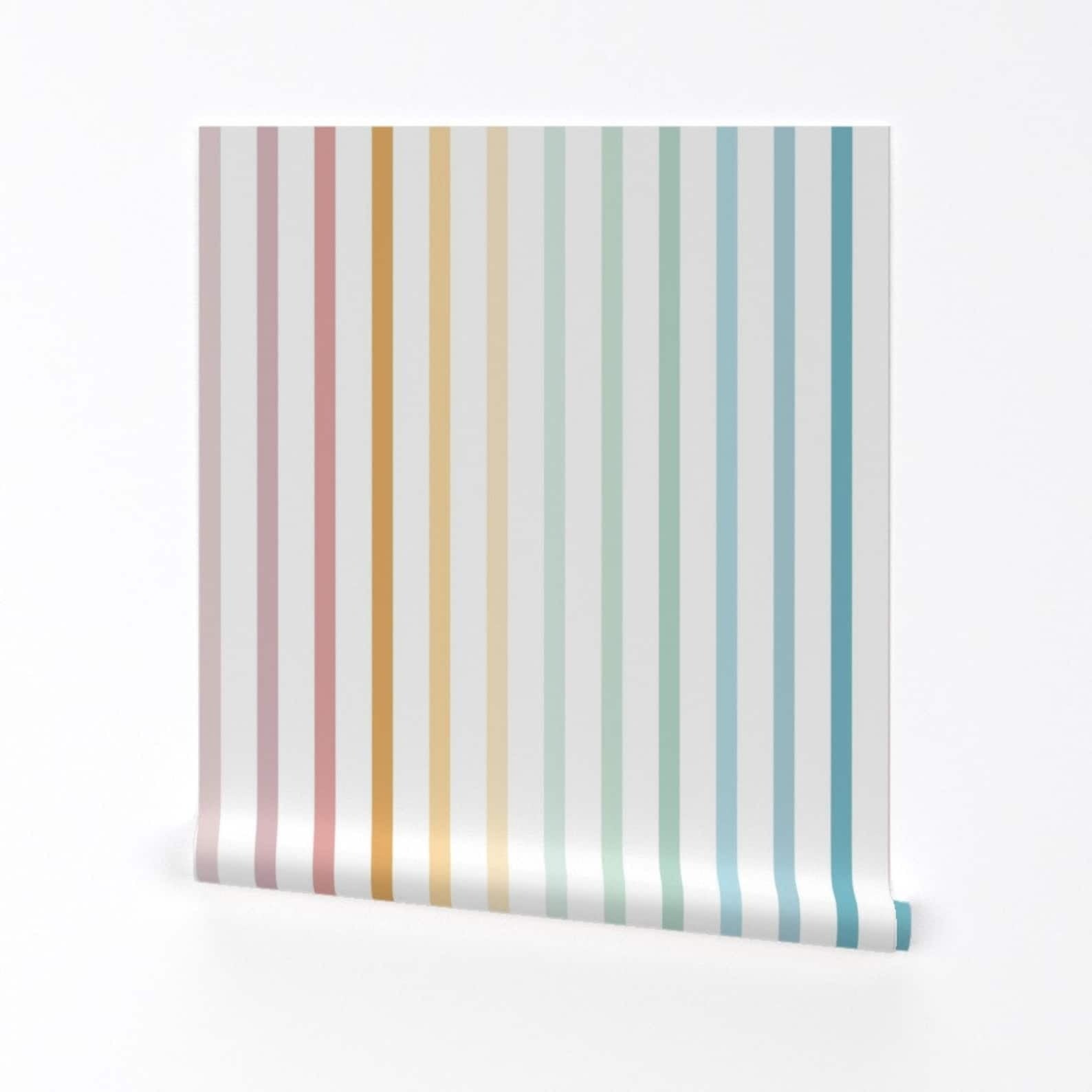 Papel para paredes Lineas Arcoiris