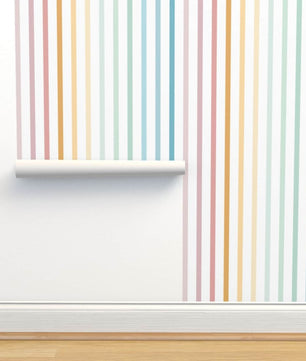 Papel para paredes Lineas Arcoiris