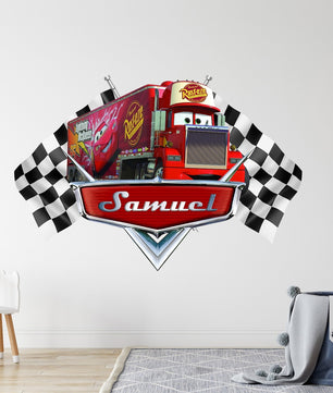 Vinilos decorativos Adhesivos infantiles de Pared Carro 4