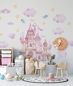 Vinilos decorativos Adhesivos infantiles de Pared princesas 2 (0134)