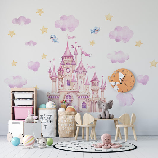 Vinilos decorativos Adhesivos infantiles de Pared princesas 2 (0134)