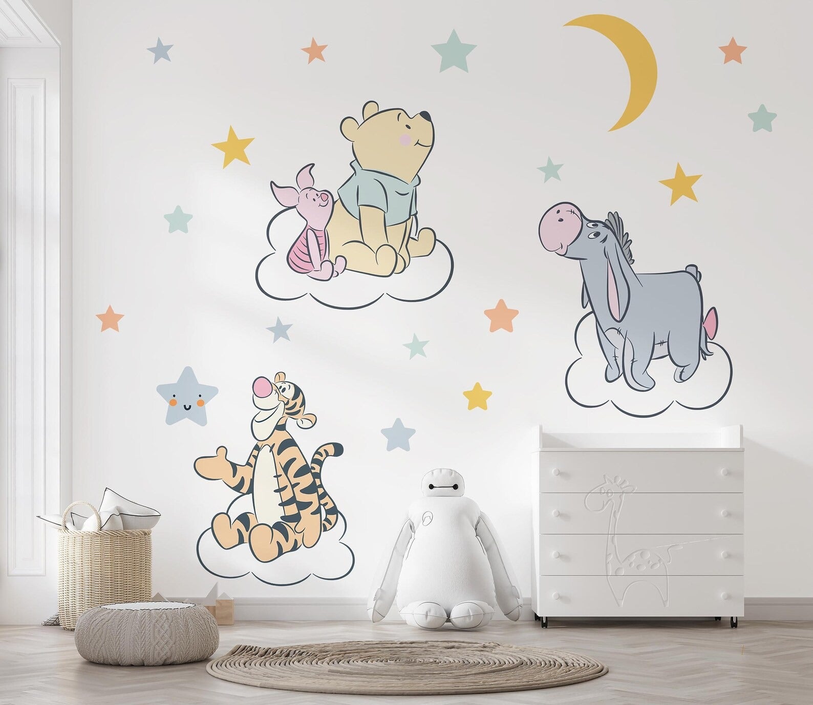 Vinilos decorativos Adhesivos infantiles de Pared  Winnie the Pooh 8