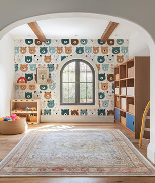 Papel para paredes Osos Mosaico 2