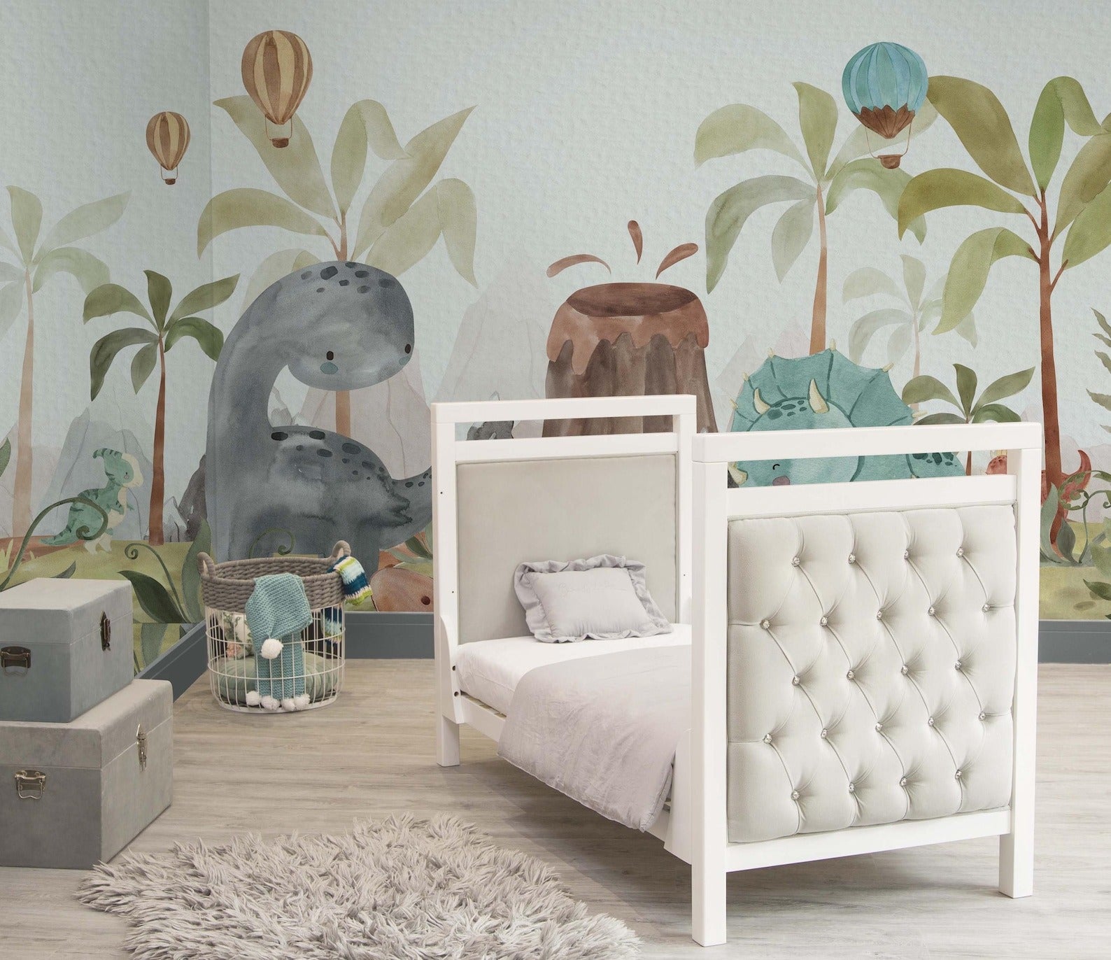 Papel para paredes Jungla jurassica  cute 2