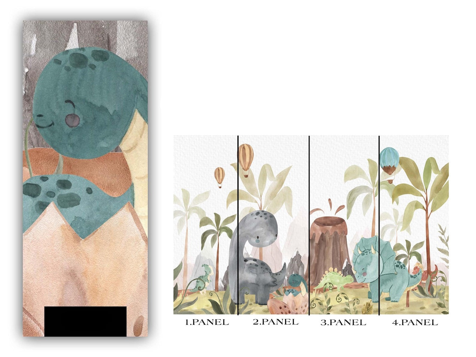 Papel para paredes Jungla jurassica  cute 2