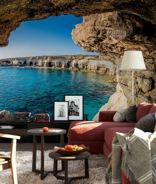 Papel para paredes Paisajes 2 tunel al mar