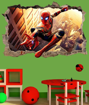 Vinilos decorativos Adhesivos infantiles de pared spiderman modelo 2 niño