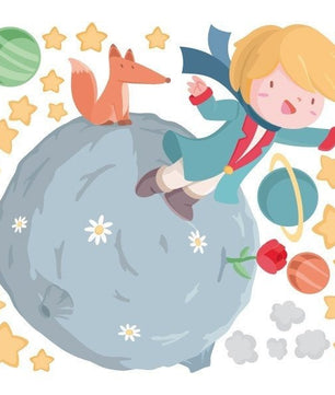 Vinilos decorativos Adhesivos infantiles de Pared el principito 4 niño