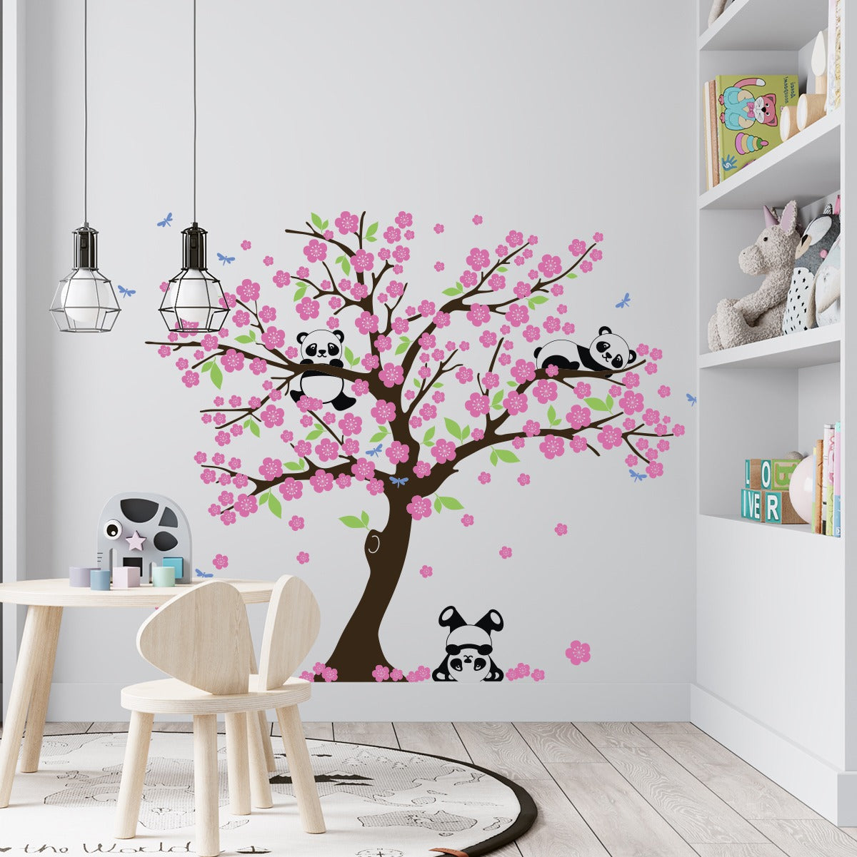 Vinilos decorativos Adhesivos infantiles de pared arboles infantiles de niña