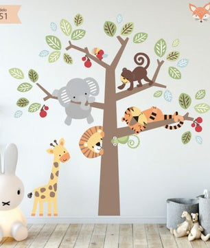 Vinilos decorativos Adhesivos infantiles de pared arboles infantiles de niño