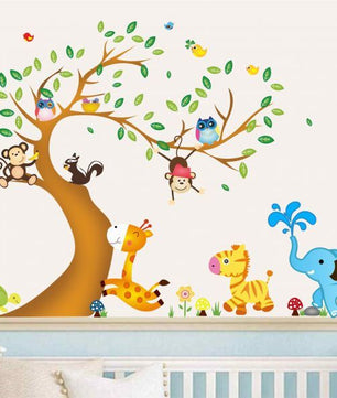 Vinilos decorativos Adhesivos infantiles de pared arboles infantiles de niño