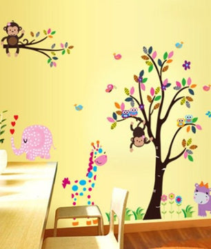 Vinilos decorativos Adhesivos infantiles de pared arboles infantiles de niña