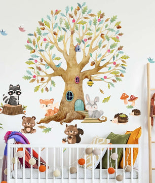 Vinilos decorativos Adhesivos infantiles de pared arboles infantiles de niño
