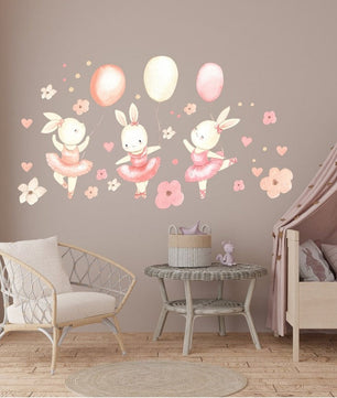 Vinilos decorativos Adhesivos infantiles de Pared  Conjunto para niñas